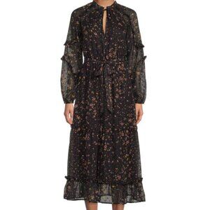 Saks Fifth Avenue ​Floral Tiered Midaxi Dress size S